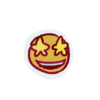 🤩 emoji Пурли реакции Telegram sticker 11 of 20