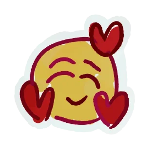 🥰 emoji Пурли реакции Telegram sticker 5 of 20