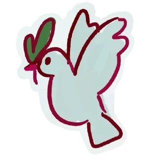 🕊️ emoji Пурли реакции Telegram sticker 13 of 20
