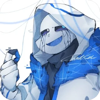 🌀 emoji 🌀Error404!Sans🌀 @UndertaleDeltaruneStickersArts Telegram sticker 14 of 58