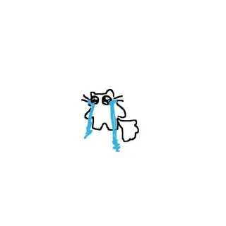 😭 emoji silly cats Telegram sticker 9 of 62