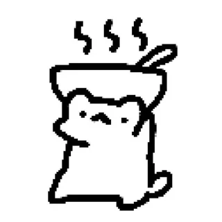 🥘 emoji silly cats Telegram sticker 23 of 62