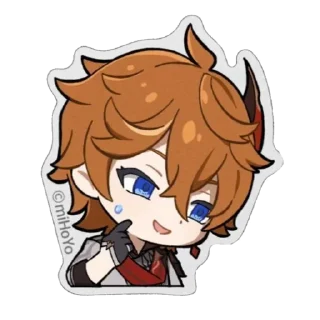 🐋 emoji Tartaglia x Xiaomi Collab Telegram sticker 22 of 23
