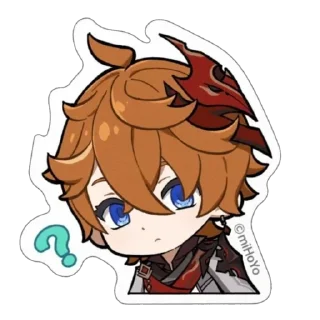🐋 emoji Tartaglia x Xiaomi Collab Telegram sticker 20 of 23