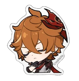 🐋 emoji Tartaglia x Xiaomi Collab Telegram sticker 23 of 23