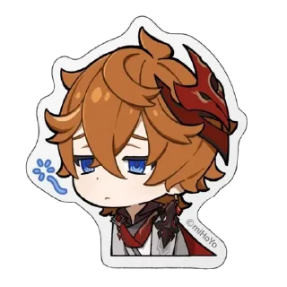🐋 emoji Tartaglia x Xiaomi Collab Telegram sticker 21 of 23