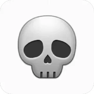 💀 emoji Emotions by @wasteis Telegram sticker 1 of 81