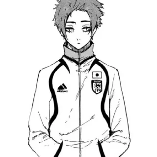 Sticker from itoshi sae @tsuraiXXI
