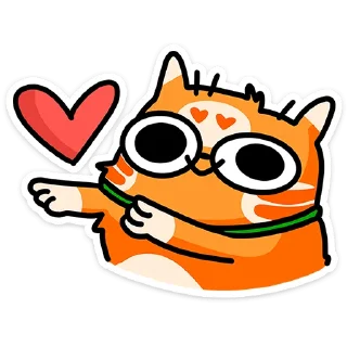 Sticker from Рыжий кот Кешбэкс  @TgSticker