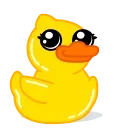 🥳 emoji Уточка Клюква @FOXDIZIGNERLIFE Telegram sticker 6 of 17