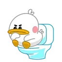 🚽 emoji Утка (@TgSticker) Telegram sticker 5 of 20