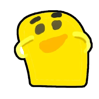 Sticker from Минималистичная утка