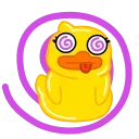 Sticker from Уточка Клюква @FOXDIZIGNERLIFE