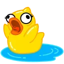 😱 emoji Уточка Клюква @FOXDIZIGNERLIFE Telegram sticker 7 of 17