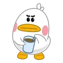 🧋 emoji Утка (@TgSticker) Telegram sticker 18 of 20