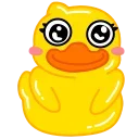 😳 emoji Уточка Клюква @FOXDIZIGNERLIFE Telegram sticker 13 of 17