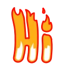 👋 emoji Little Flame Telegram sticker 5 of 24
