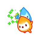👍 emoji Little Flame Telegram sticker 23 of 24