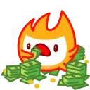 💸 emoji Little Flame Telegram sticker 19 of 24