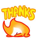 🙏 emoji Little Flame Telegram sticker 7 of 24