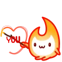 🥰 emoji Little Flame Telegram sticker 12 of 24