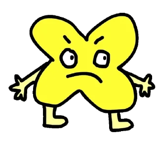 💛 emoji X by @SillyFishhh Telegram sticker 6 of 38