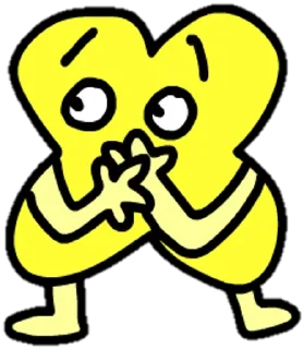 💛 emoji X by @SillyFishhh Telegram sticker 12 of 38