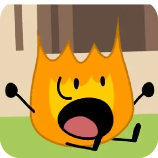 Sticker from (SPOILERS) Firey (Total Firey island,Bfdi,Bfdia,Idfb,Bfb,Tpot)