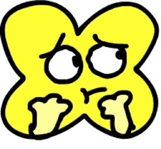 💛 emoji X by @SillyFishhh Telegram sticker 15 of 38