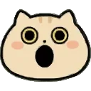 😨 emoji Забавный котик @EmodzyPremium Telegram sticker 5 of 40