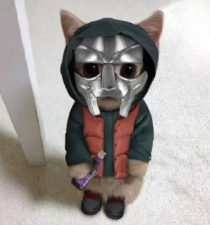 Sticker from MF DOOM THE BEST [ALL CAPS]