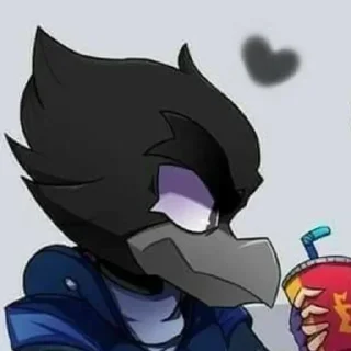 🌟 emoji Crow 🍑 ➡️ @XXStick ⬅️ 🍑 Telegram sticker 12 of 20
