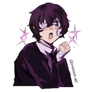 😳 emoji дазай @stickerskva Telegram sticker 11 of 119