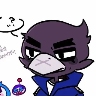 🌟 emoji Crow 🍑 ➡️ @XXStick ⬅️ 🍑 Telegram sticker 18 of 20