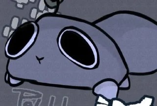 😞 emoji ♡♡ Пеббл ♡♡(созд@Kitik_kitOrig Telegram sticker 23 of 120