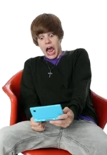 Sticker from bustin jieber