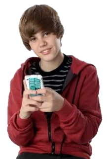 Sticker from bustin jieber