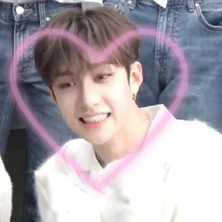 Sticker from bang chan 🐈🌟
