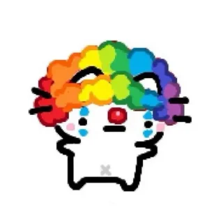 🤡 emoji Meow :3 Telegram sticker 11 of 109