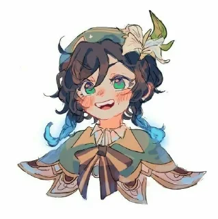🍃 emoji Venti！！ Telegram sticker 22 of 56