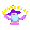 Sticker from Wizard