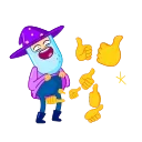 Sticker from Wizard