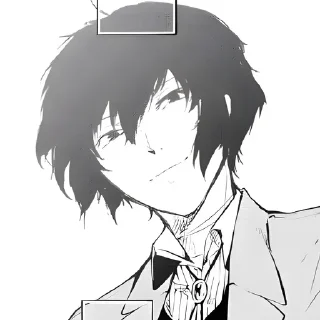 Sticker from Osamu Dazai ≈ @wujsed