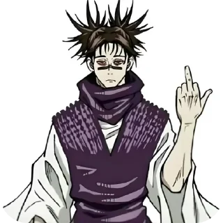 🖕 emoji ✧･ﾟ:Best boy Choso kamo🩸:･ﾟ✧ Telegram sticker 24 of 25