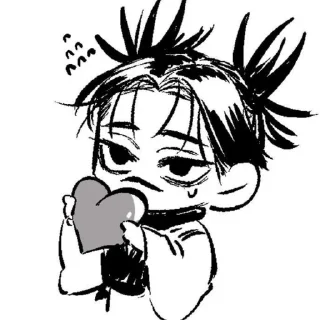 ❤ emoji ✧･ﾟ:Best boy Choso kamo🩸:･ﾟ✧ Telegram sticker 11 of 25