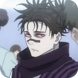 😐 emoji ✧･ﾟ:Best boy Choso kamo🩸:･ﾟ✧ Telegram sticker 2 of 25