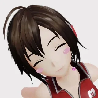 😊 emoji °•★Meiko Telegram sticker 8 of 21