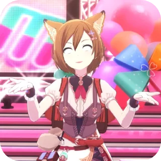 Sticker from Meiko fox error :: creator @Mem2P26