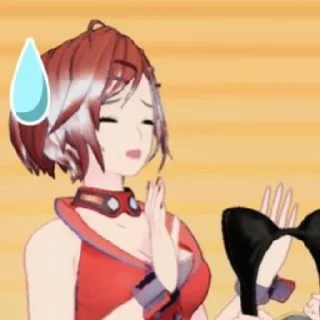 😓 emoji °•★Meiko Telegram sticker 10 of 21