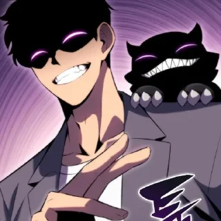 🤭 emoji поднятие уровня в одиночку Telegram sticker 17 of 19